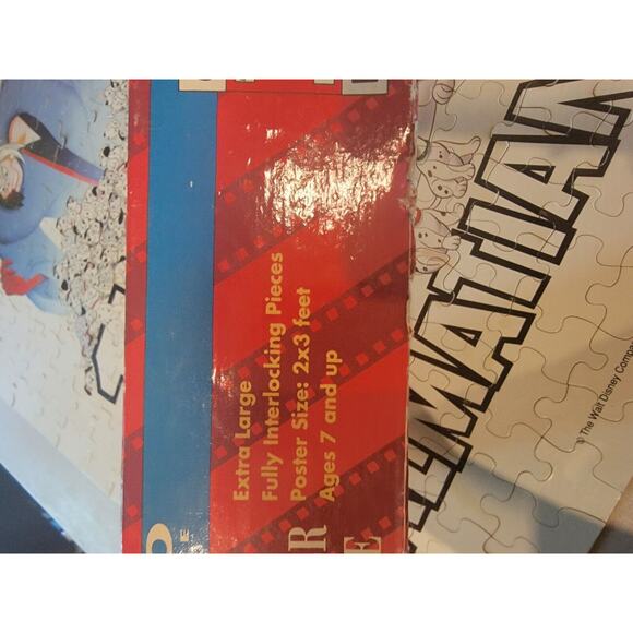 Golden 300 Jumbo Pcs Walt Disney's 101 Dalmatians Puzzle Movie Poster 2×3 Feet - Picture 11 of 13